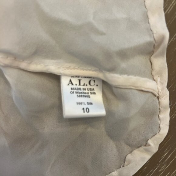 A.L.C. Silk Peplum Blouse - Picture 3 of 5